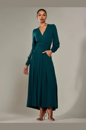 Jolie Moi Long Sleeve Supersoft Jersey Maxi DressEU 46 (UK 18)