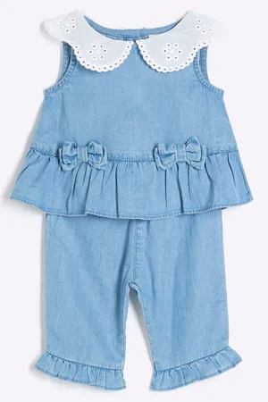 River Island Baby Girls Chambray Collar Set6874 cm