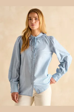 Joules Harper Tie Neck Blouse54