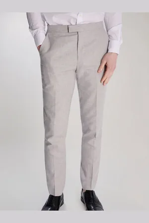 Harry Brown Giacomo Slim Fit Cotton Linen Suit Trousers36W x 31L (UK 36 R)