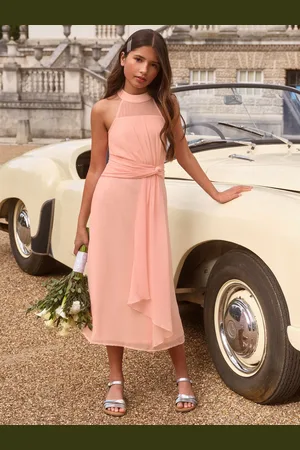 Lipsy London Twist Waist Occasion Dress (7-16yrs)10 lat (140 cm)