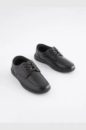 Next Sznurowane skórzane buty szkolneEU 34.5 (UK 2)
