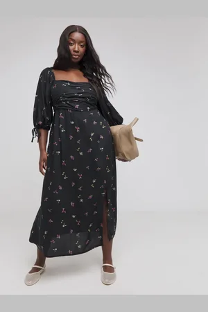 Simply Be Soft Volume Midi Dress40