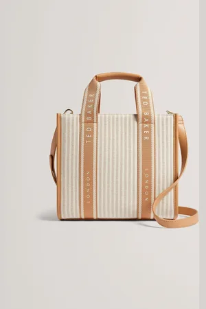 Ted Baker Harllee-Striped Canvas Small Webbing BagJeden