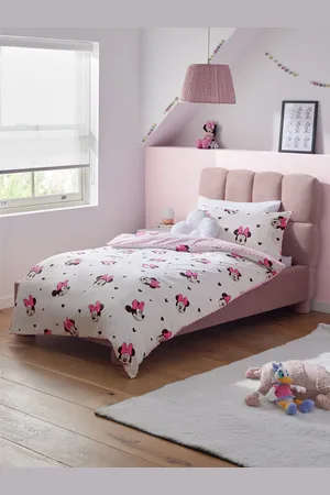 Next Zestaw poszwa na kołdrę i poszewka na poduszkę z Disney Minnie Mouse z 100% bawełnyNiemowlęta