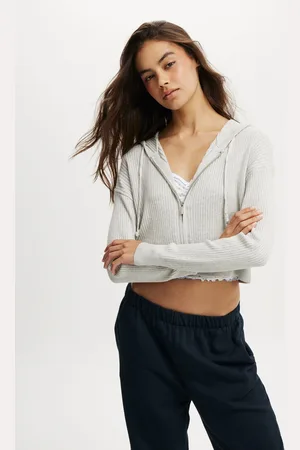 Cotton On Zip It Good Hood Knit CardiganL