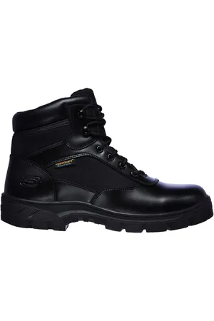 Skechers Mens Wascana Benen Waterproof Tactical Slip Resistant BootsEU 39.5 (UK 6)