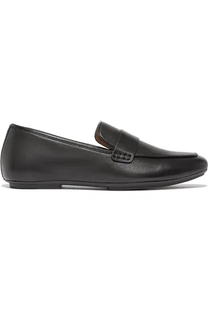 FitFlop Delicato Soft Leather Black LoafersEU 36 (UK 3)