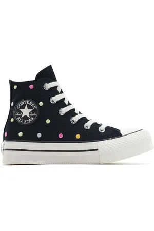 Converse Junior Chuck Taylor Embroidered EVA Lift Trainersuk105eu285