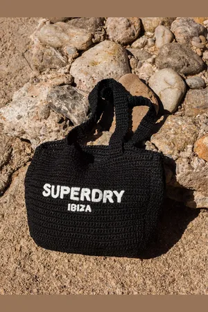 Superdry Crochet City 100% Cotton Tote BagJeden