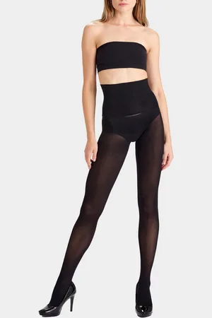 Heist The Eighty Opaque Black Tights34-36