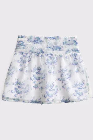 Abercrombie & Fitch Floral Chiffon Mini Skirt134140 cm