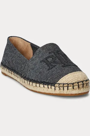 Ralph Lauren Cameryn Cross-Dyed Canvas Espadrille ShoesEU 40.5 (UK 7)