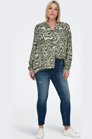 ONLY Printed Button Through Blouse48