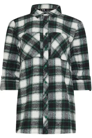 Long Tall Sally 100% Cotton Check Shirt44 Wysoki