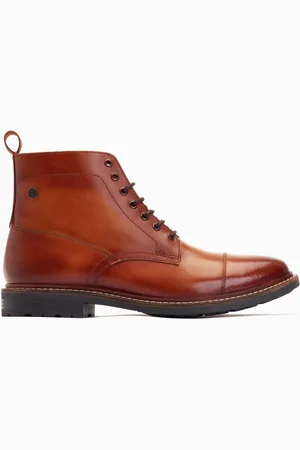 Base London Stake Lace Up Toe Cap BootsEU 42 (UK 8)
