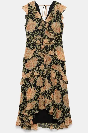 mint&berry Floral Print Midi Dress40
