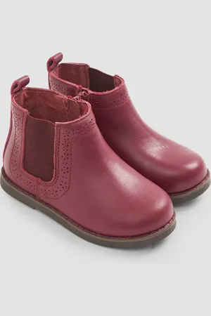 JoJo Maman Bébé Pretty Leather Chelsea BootsEU 21 (UK 4)