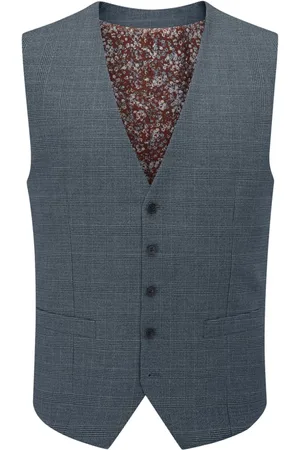 Skopes Tailored Fit Self Check Anthony Suit Waistcoat38 R