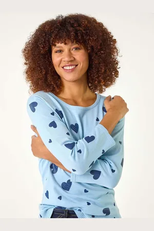 Roman Heart Hotfix Print Jumper44
