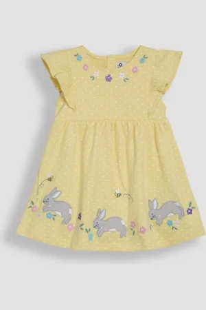JoJo Maman Bébé 100% Cotton Appliqué Summer Dress8086 cm