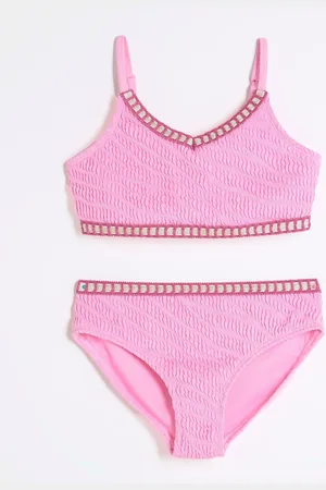 River Island Girls Blanket Stitch Bikini5