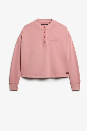 Superdry Emb Core Logo Button Crew Sweatshirt44