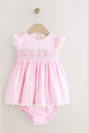 Next Baby 100% Cotton Embroidered Dress (0mths-2yrs)5662 cm