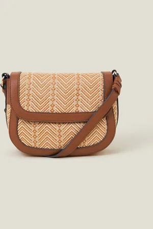 Accessorize Woven Satchel Cross-Body BagJeden