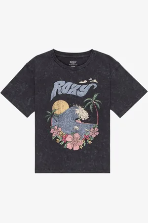 Roxy Gone To California Graphic Logo 100% Organic Cotton T-Shirt140146 cm