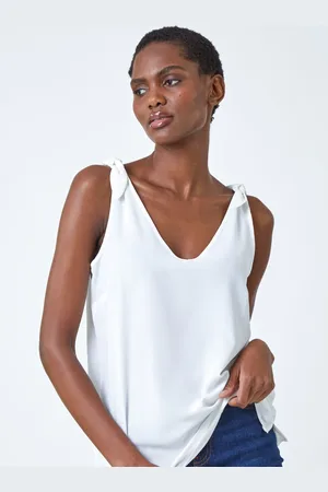 Roman Tie Detail Strap Cami Top38