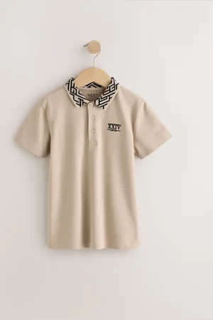 Next Geo Collar Short Sleeve Polo Shirt (3-16yrs)110116 cm