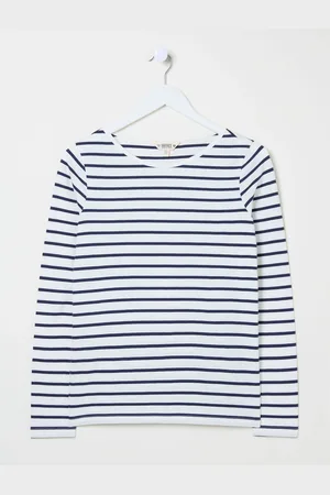 Fat Face FatFace 100% Cotton 3/4 Sleeve Summer Breton Top44