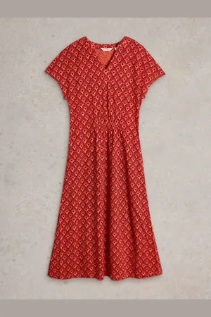 White Stuff Ellie 100% Linen Jersey Dress50