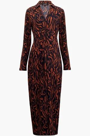 French Connection Zaria Textured Midi DressS