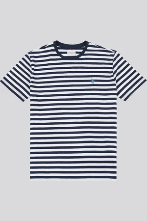 U.S. Polo Assn. U. S. Polo Assn. Mens Pencil Stripe Classic 100% Cotton T-ShirtM