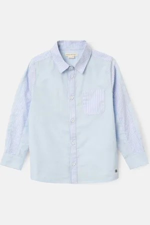 Angel & Rocket Chase Stripe Panel Smart 100% Cotton Shirt7 lat (122 cm)