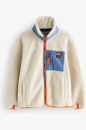 Superdry Bluza z zapięciem na zamek, ze sztucznego kożuszka Borg7 lat (122 cm)