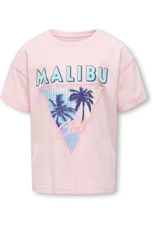 ONLY Oversized 100% Organic Cotton Graphic Print Malibu Purple T-Shirt146152 cm