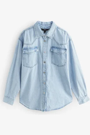 Next Koszula dżinsowa o kroju oversize, 100% bawełny3XL regularny
