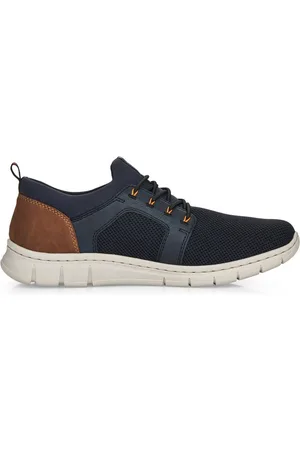 Rieker Mens Blue Elasticated Shoes9 EU 43