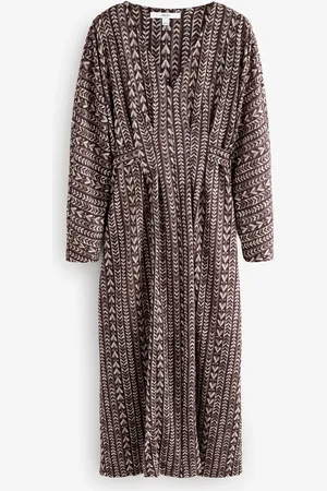 Next V-Neck Belted Jersey Midi Shirt Dress48 Wysoki