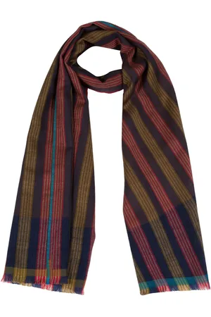 PURE LUXURIES LONDON Blue Ratio Cashmere & Merino Wool ScarfJeden