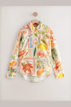 Next Long Sleeve Shirt With Linen46