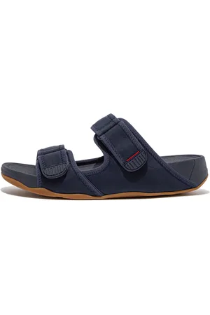FitFlop Blue Gogh Moc Mens Adjustable Water-Resistant SlidesEU 44 (UK 10)