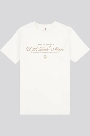 U.S. Polo Assn. U. S. Polo Assn. Boys 100% Cotton Premium Embroidery Graphic T-Shirt128134 cm