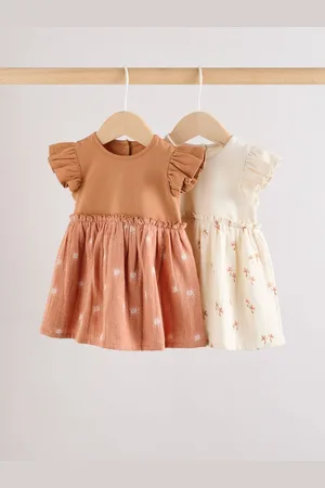 Next Jersey Baby Dresses 2 Pack (0mths-3yrs)5662 cm