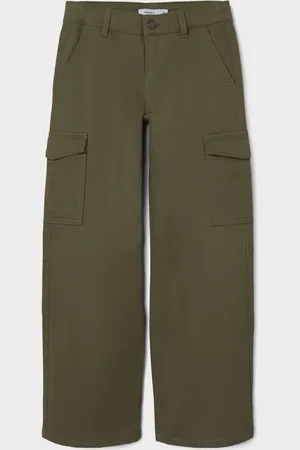 NAME IT Wide Leg Cargo Trousers10 lat (140 cm)