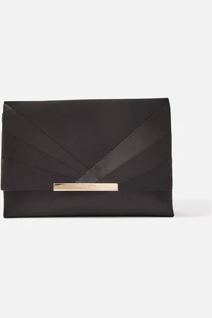 Accessorize Satin Fold Over Clutch BagJeden