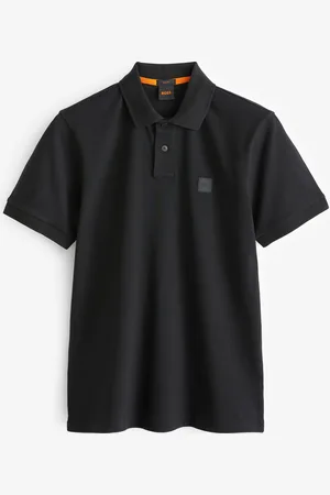 HUGO BOSS Passenger Logo Patch Slim Fit Pique Polo ShirtS